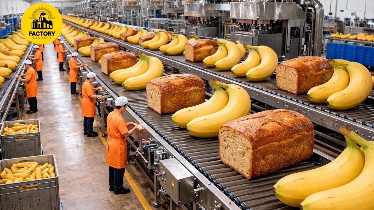 The Hypnotic Process Behind The Banana Bread You Eat Every Day