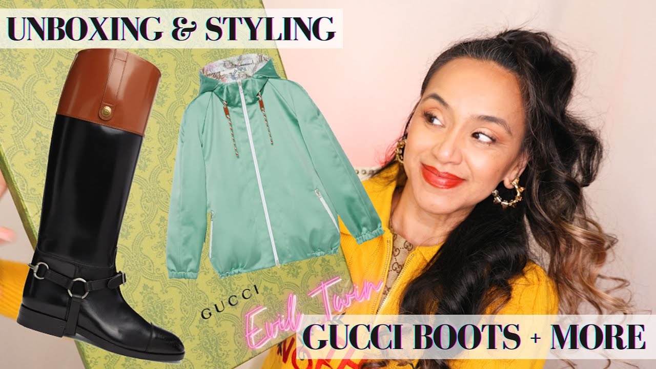 Gucci Horsebit Boots + Jacket Evil Twin Unboxing & Styling