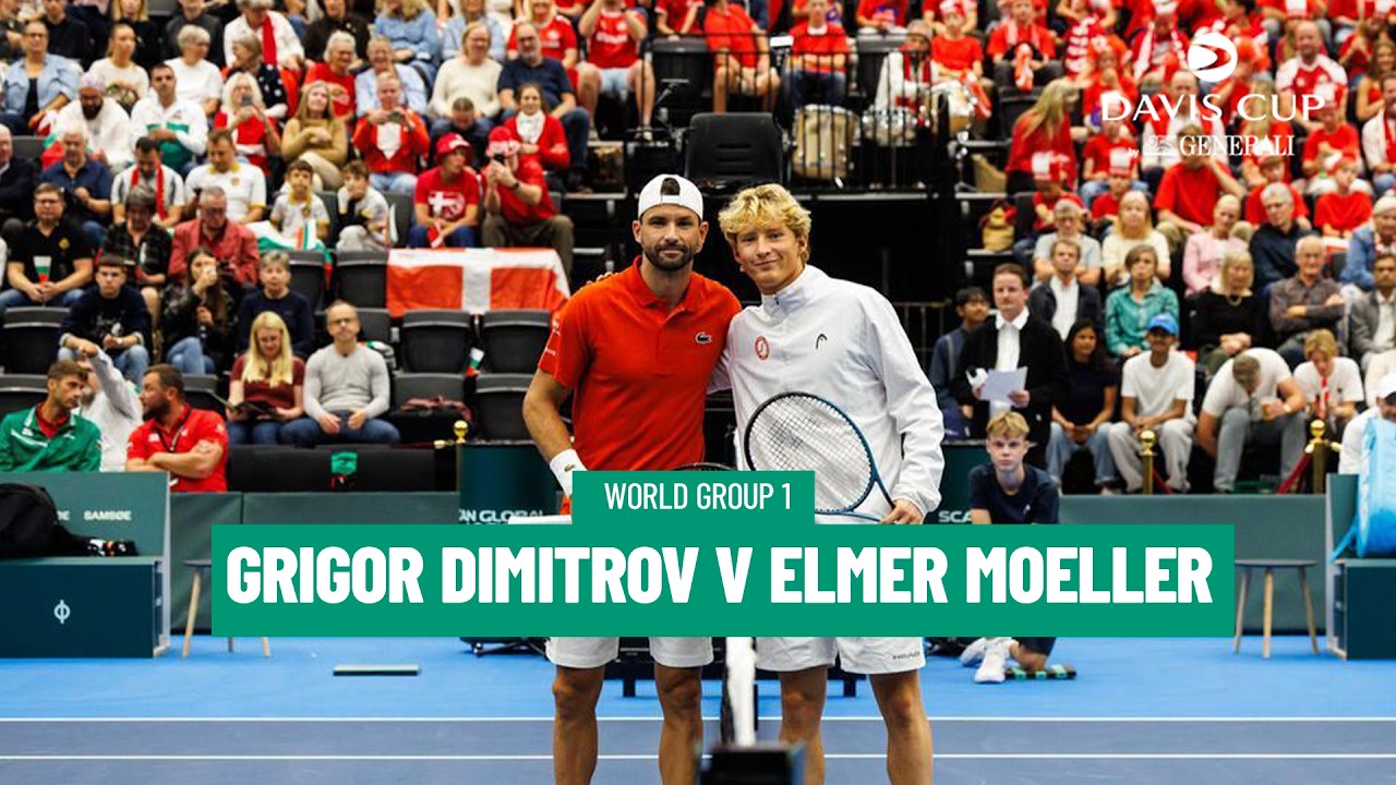 Dimitrov Impresses 💪 | Elmer Moeller vs Grigor Dimitrov | Highlights | Davis Cup Qualifiers 2026