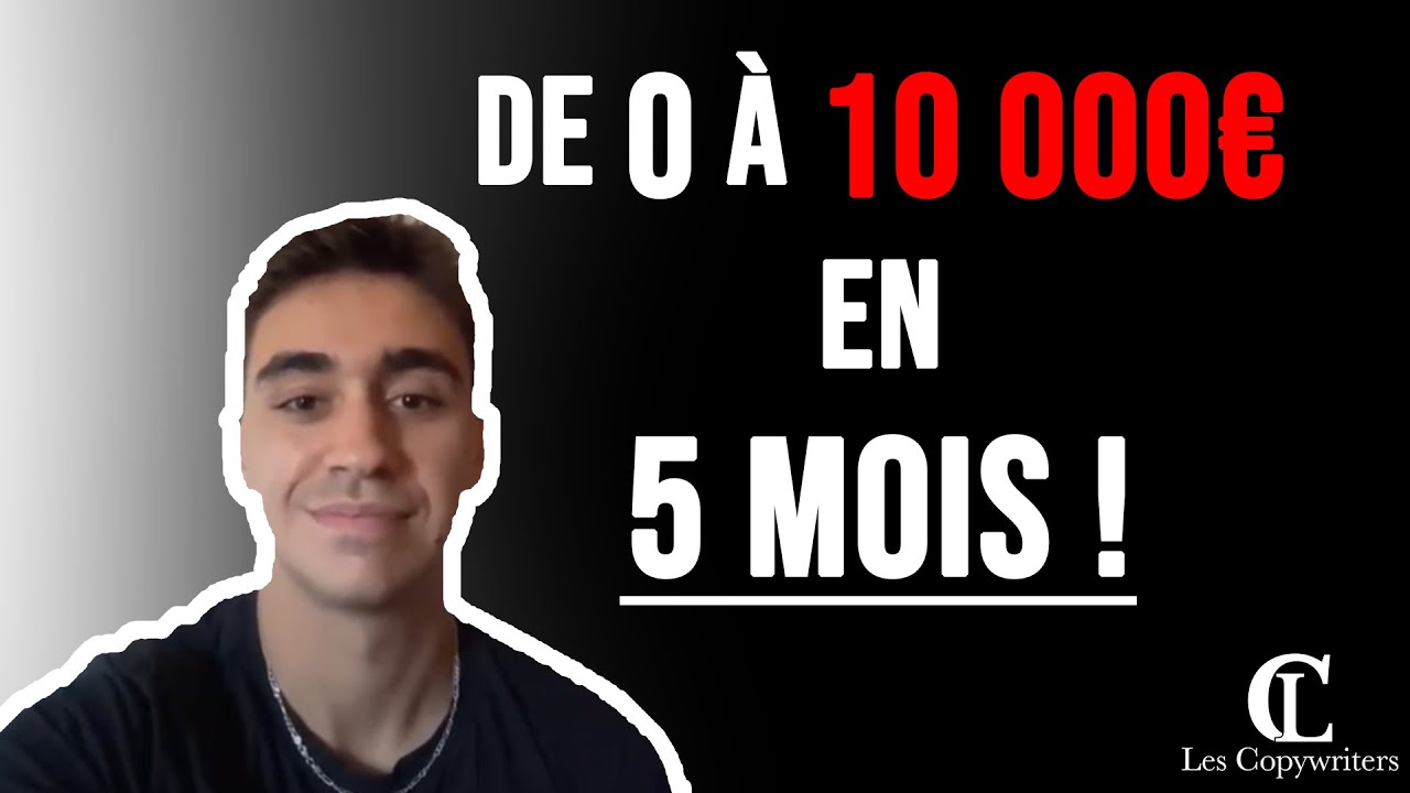 De 0 &agrave; 10 000&euro; &agrave; 21 ans en partant de 0 ! (Avis Copy Mastery Benoit et Joseph)
