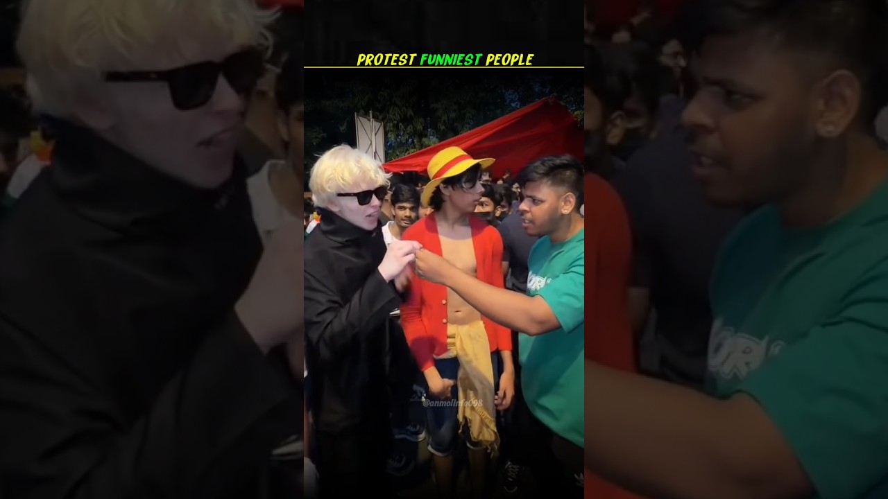 funnyest people in jantarmantar #short #funny #trending