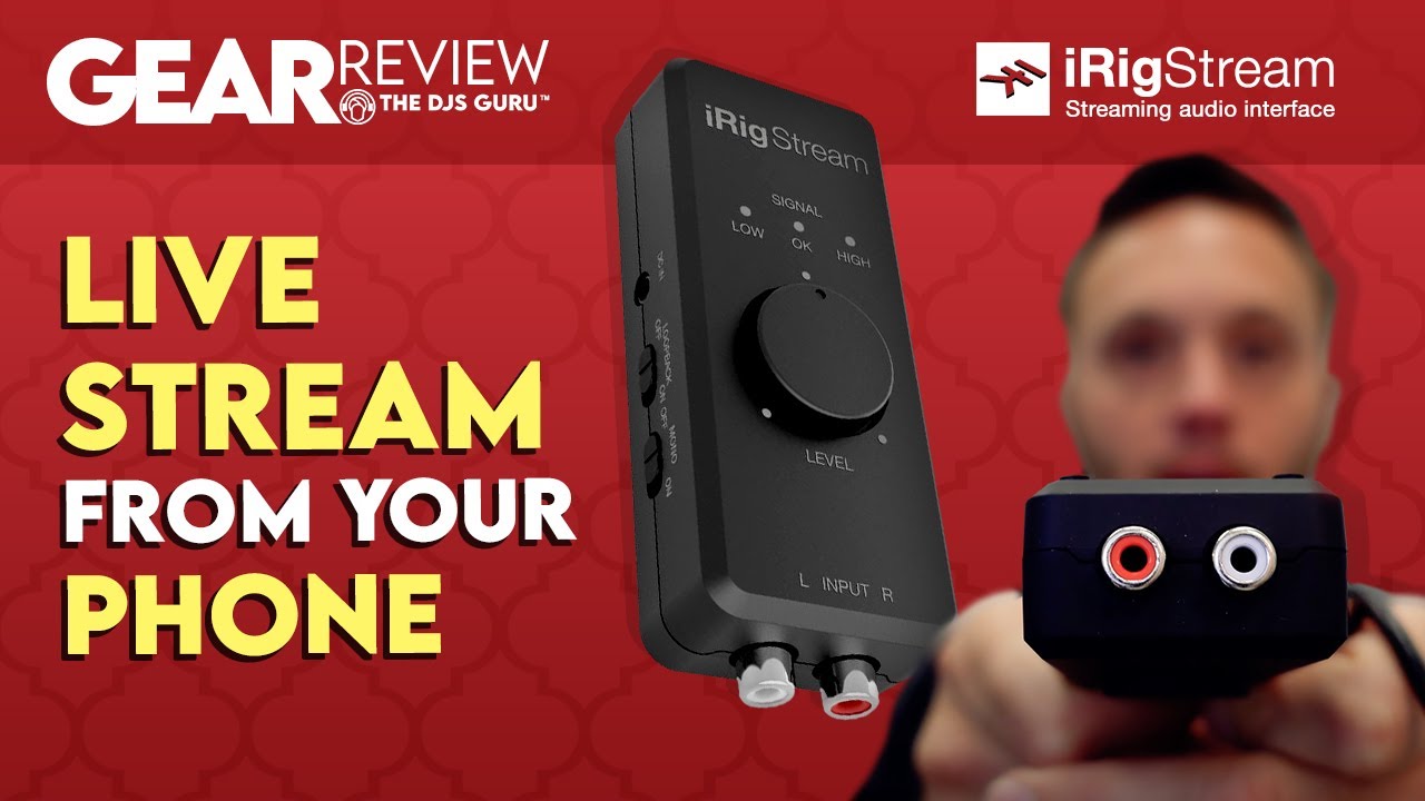 Прямая трансляция с телефона | Мультимедийный аудиоинтерфейс iRig Stream IK | Обзор, демонстрация...