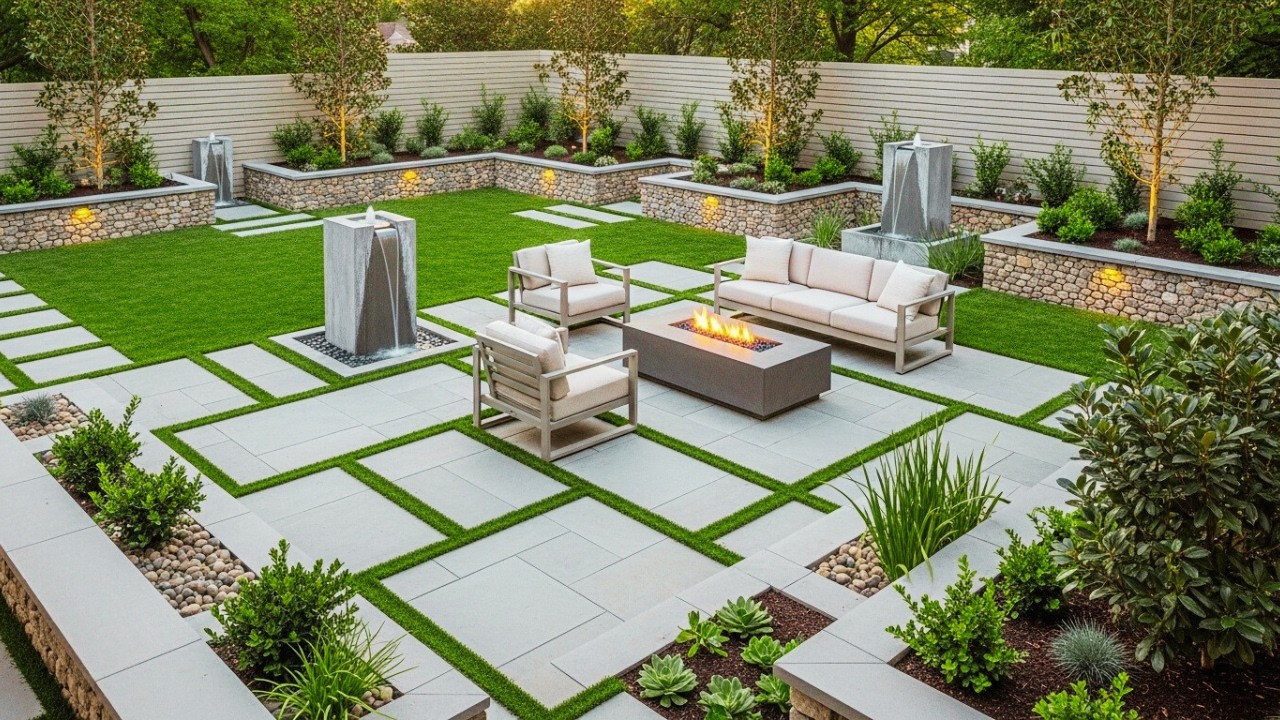 100+ Modern Minimalist Landscaping Ideas 🌿 Clean Lines, Luxury & Low-Maintenance Backyards