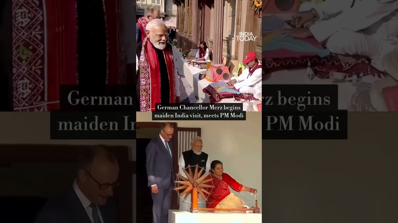 German Chancellor Friedrich Merz Arrives In India, Meet Prime Minister Narendra Modi
