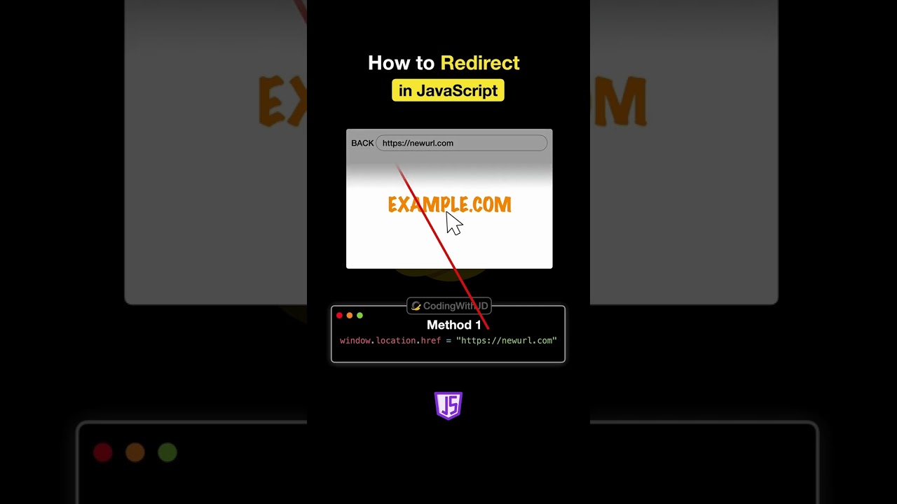 How to redirect in JavaScript?