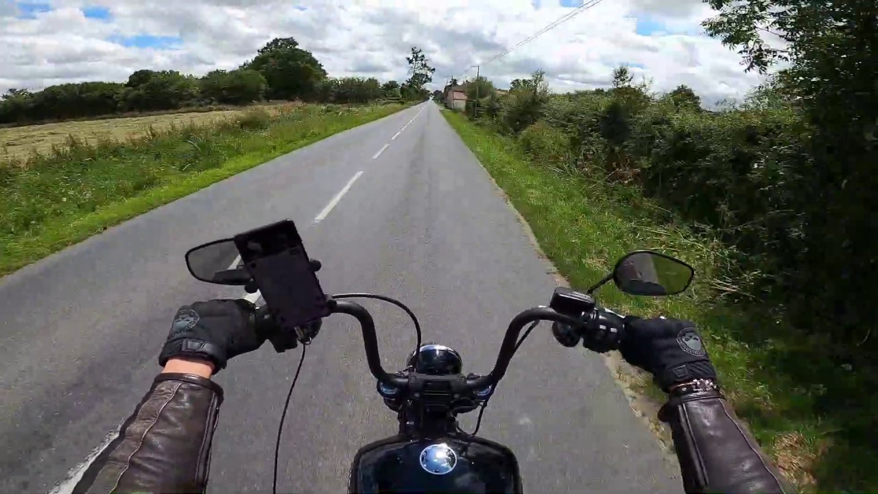 Balade au lac de Tricherie en Street Bob - 21 juin 2020