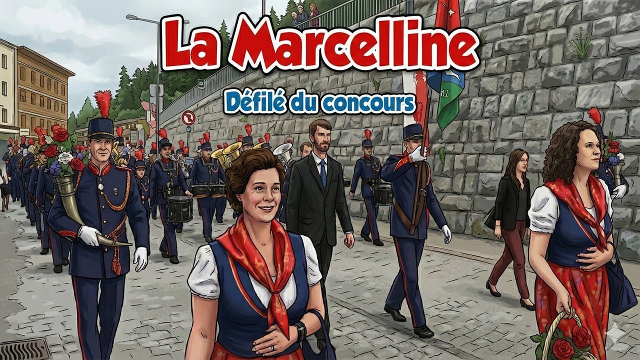 27ème Fête Cantonale des Musiques du Valais │ La Marcelline │ Défilé du concours