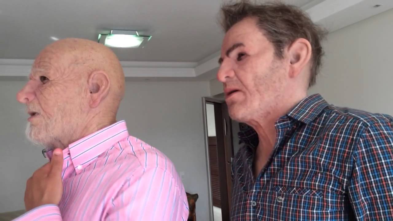 Mascaras de idosos realistas - floripa