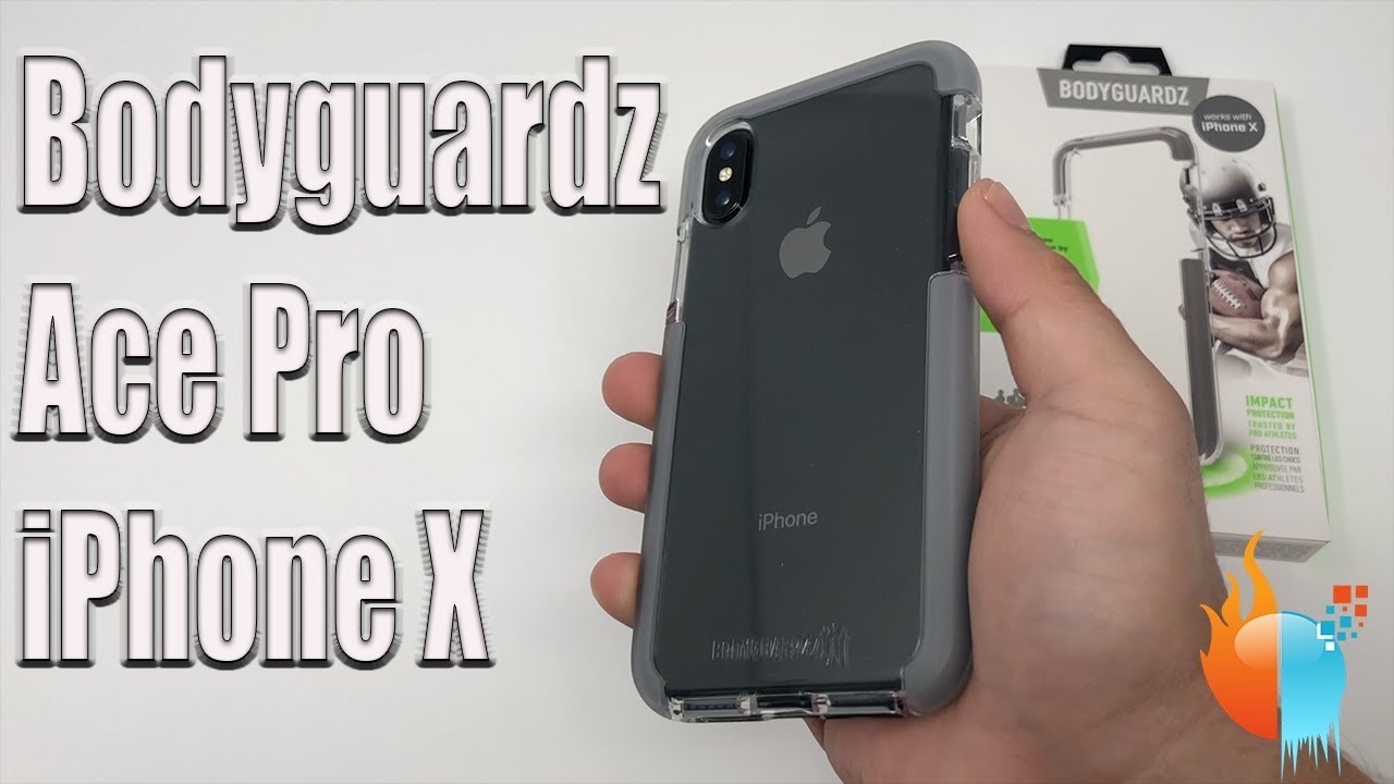 iPhone X Bodyguardz Ace Pro Case Gray/Clear | Unequal Review