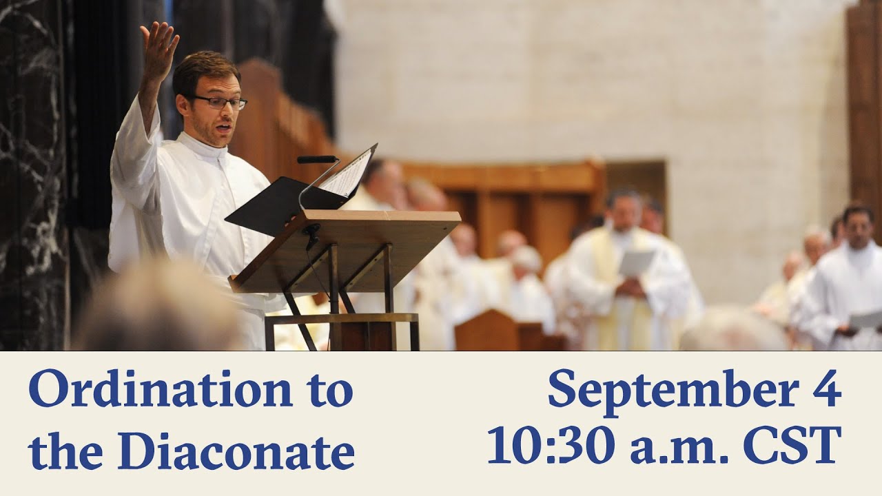 Diaconate Ordination of Frater Johnathan Turba, O. Praem.