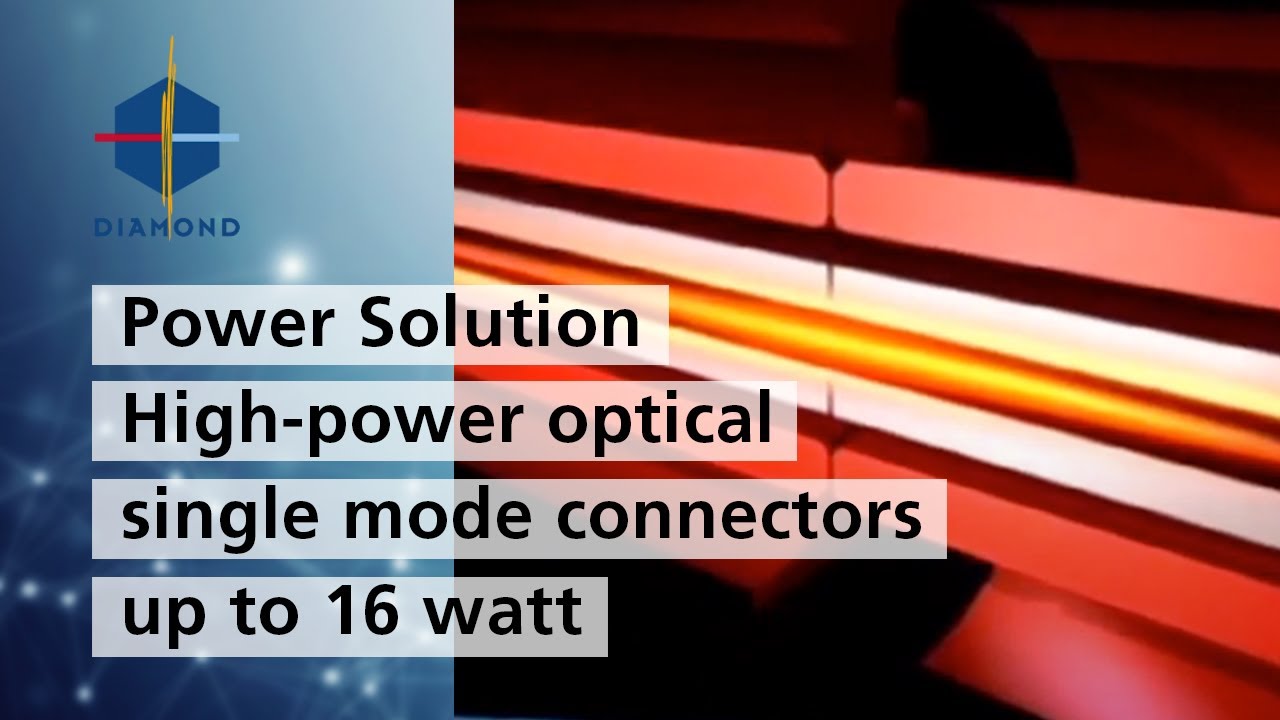 Power Solution - High-power optical single mode connectors up to 16 watt