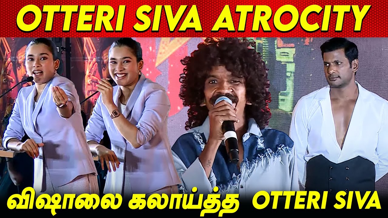 Vishal கெஞ்சுனாரு, அதான் நடிச்சேன் 🤣🤣 Dei 😡 Otteri Vs Vishal Atrocity at Mark Antony Trailer Launch