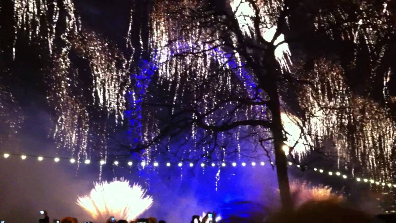 New Year fireworks London 2013