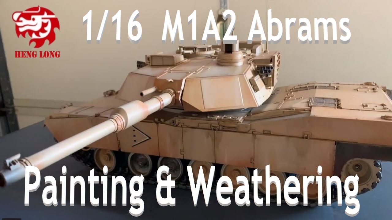 #Howto paint and weather M1A2 Abrams #RC #Tank.