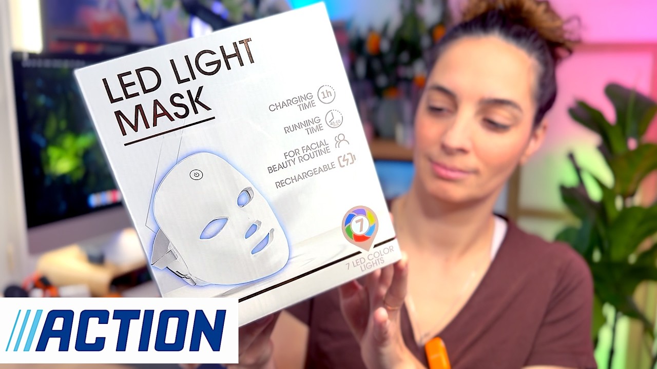 Masque de luminoth&eacute;rapie &agrave; LED des magasins ACTION