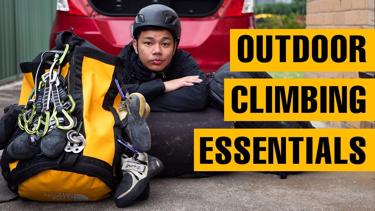 What To Pack For OUTDOOR CLIMBING | Whats In My Crag Pack