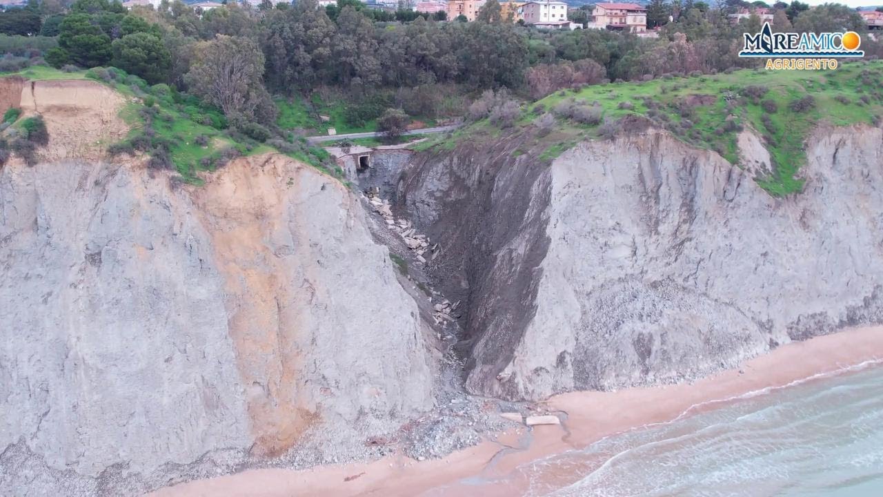 Agrigento, si sbriciola la collina di Pirandello: cinque crolli in meno di un mese