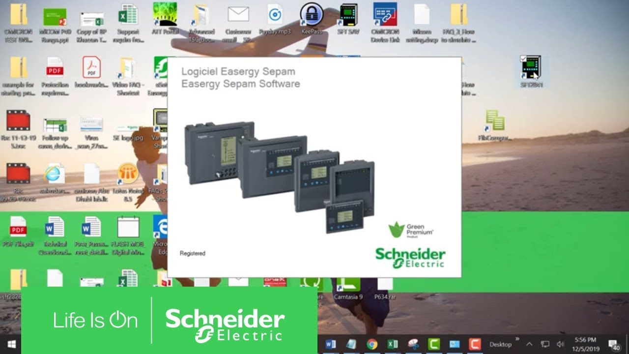 sepam I protection function I schneider I sft2841تعليم برمجه جهاز سيبام شنيدر