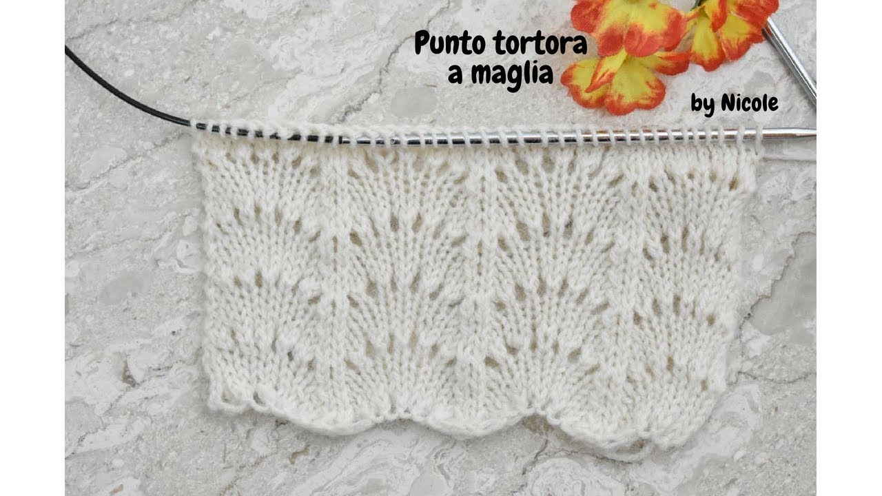 Punti maglia - punto tortora a maglia