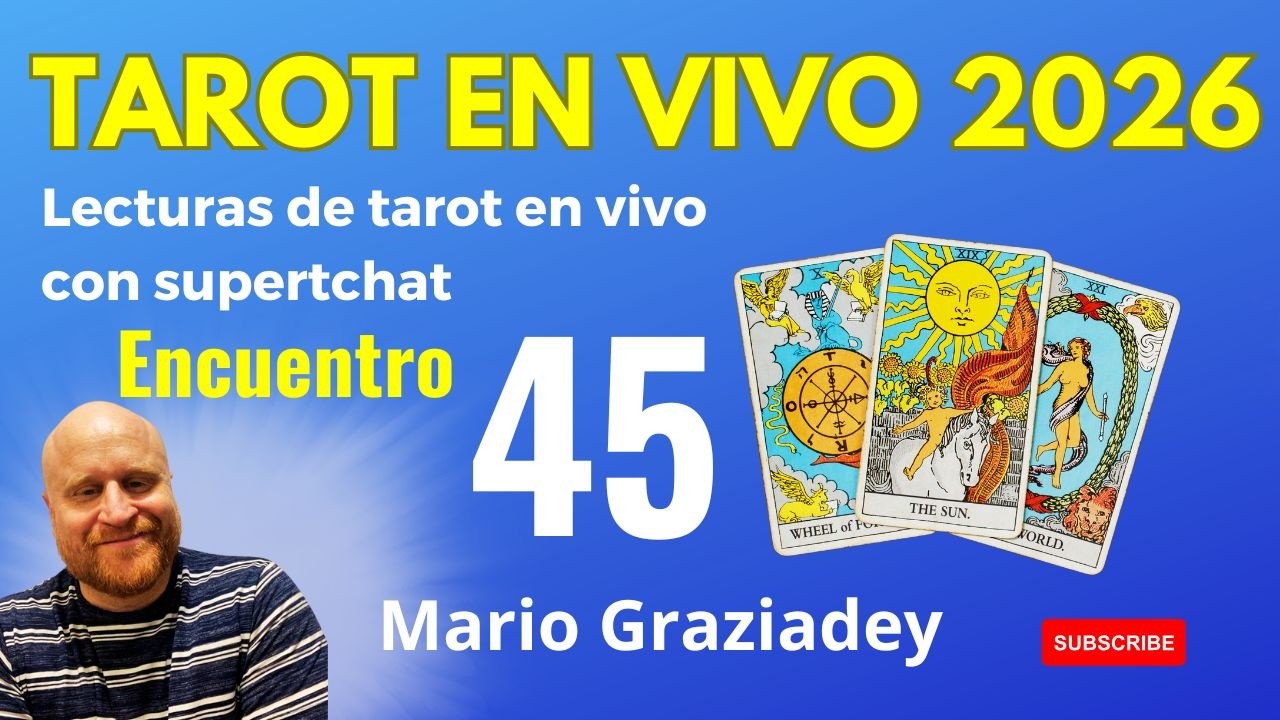 Tarot en vivo con superchat - Encuentro 45