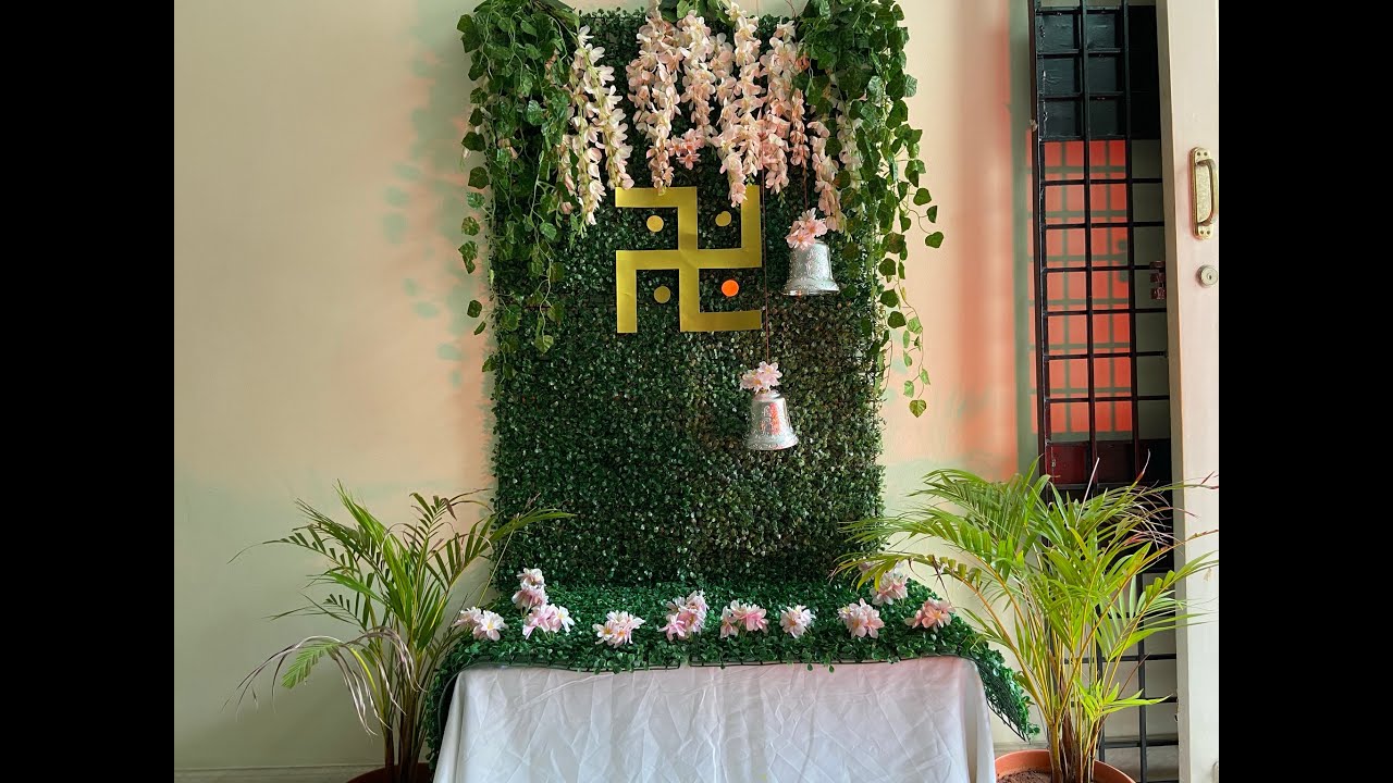 Ganesh festival decoration,Diwali decoration,  festival backdrop decor, wedding decor