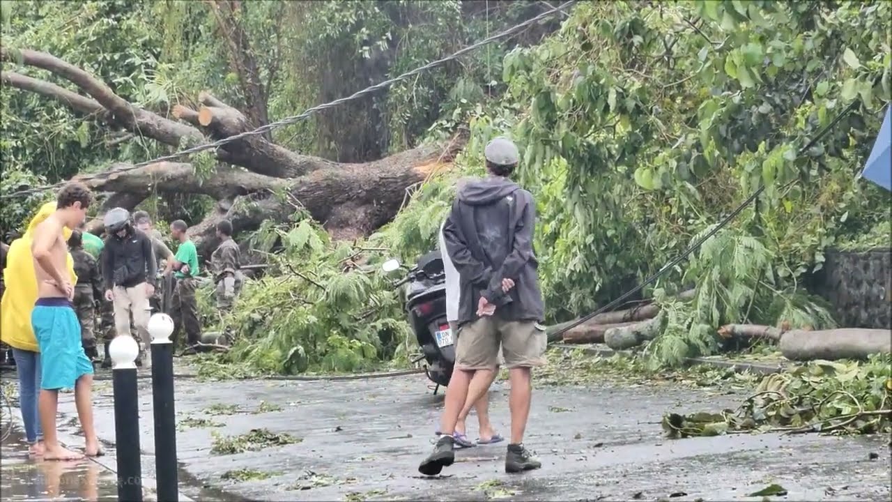Cyclone BELAL à proximité et sur La Réunion  - Janvier 2024