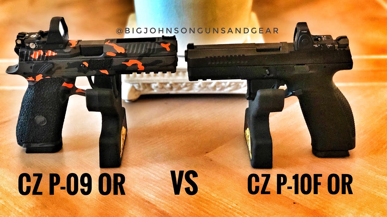 CZ P-09 OR против CZ P-10F OR: в чём разница?.. Есть ли победитель? (✔️Описание)