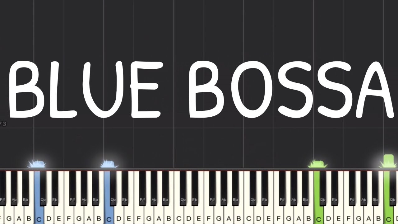 Blue Bossa - Jazz Piano Tutorial