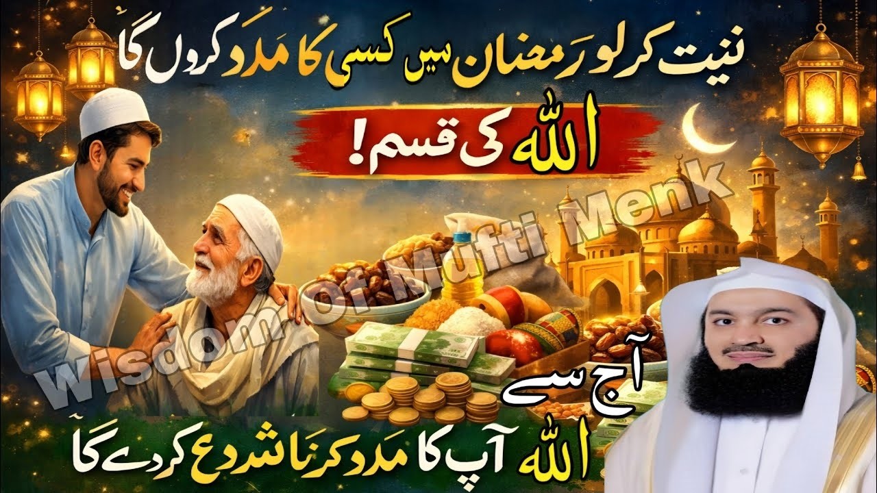 Ramzan Sharif Mein Kisi Ki Madad Ki Niyat Kar Lo | Allah Khud Madad Shuru Kar Deta Hai
