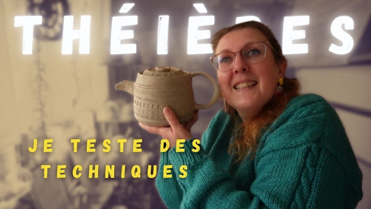 Mon CAP de céramique #22🌱Je passe ma semaine à faire des théières ! Tests, erreurs et empreintes
