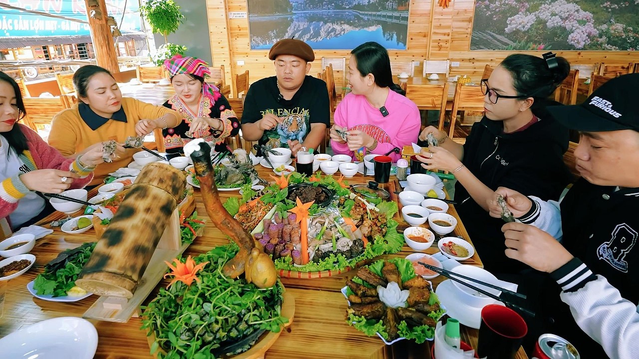 ĐÓN TIẾP KHÁCH QUÝ ĐẾN KHAI TRƯƠNG NHÀ HÀNG SAPA TV | ĐẠI TIỆC ẨM THỰC  | TUYÊN XINH GÁI