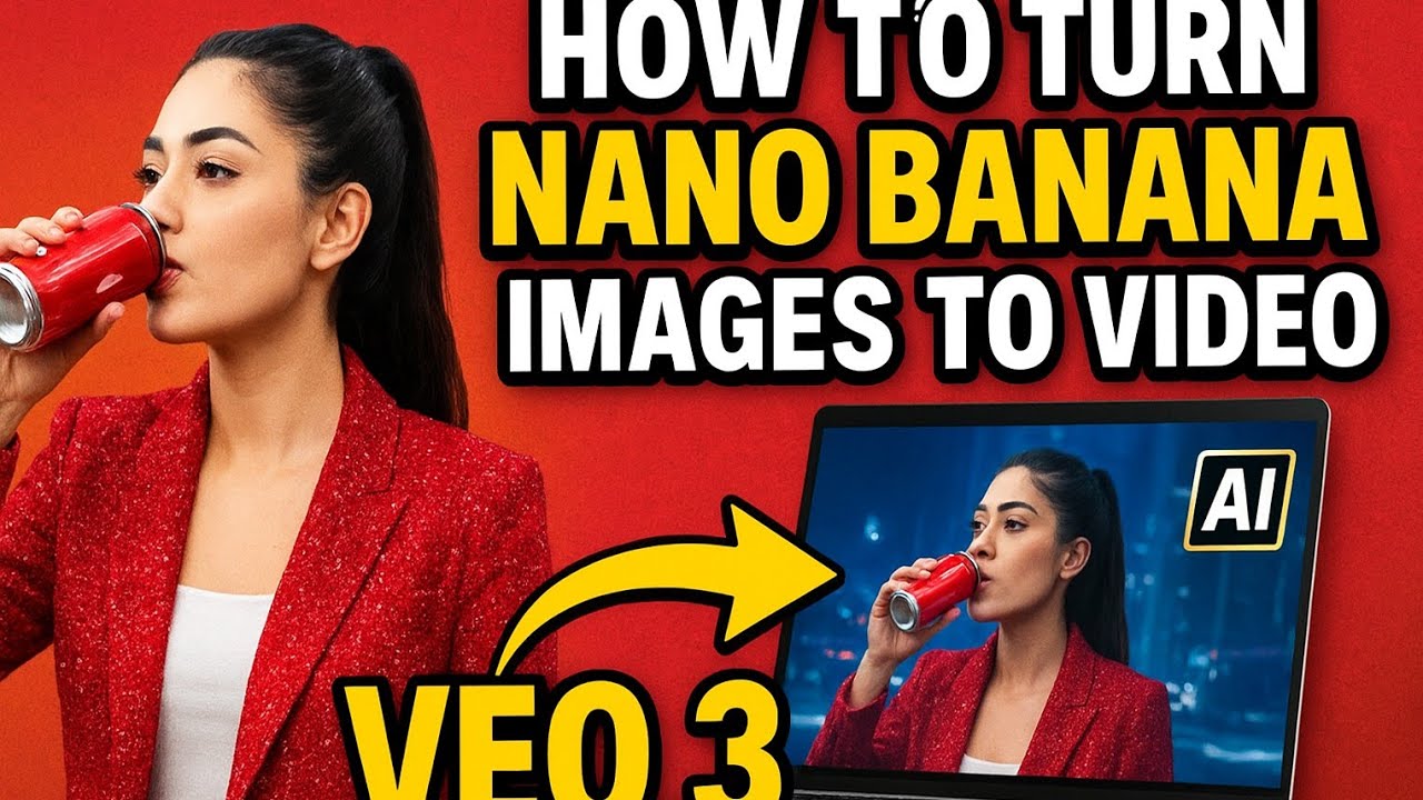 How To Turn Nano Banana Images To Video ( VEO 3 TUTORIAL)