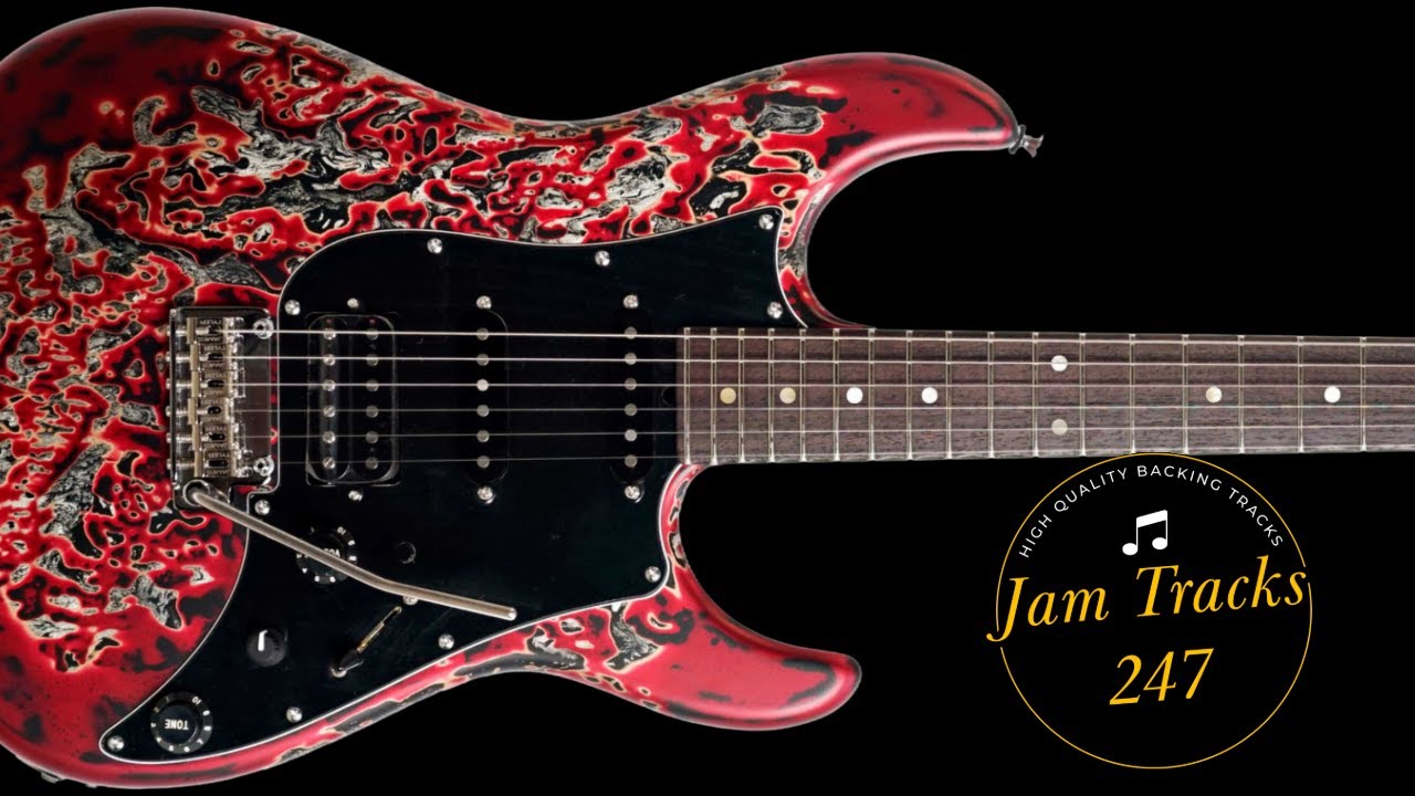 Deeply Emotional Rock Ballad Guitar Backing Track in C Minor (64bpm)