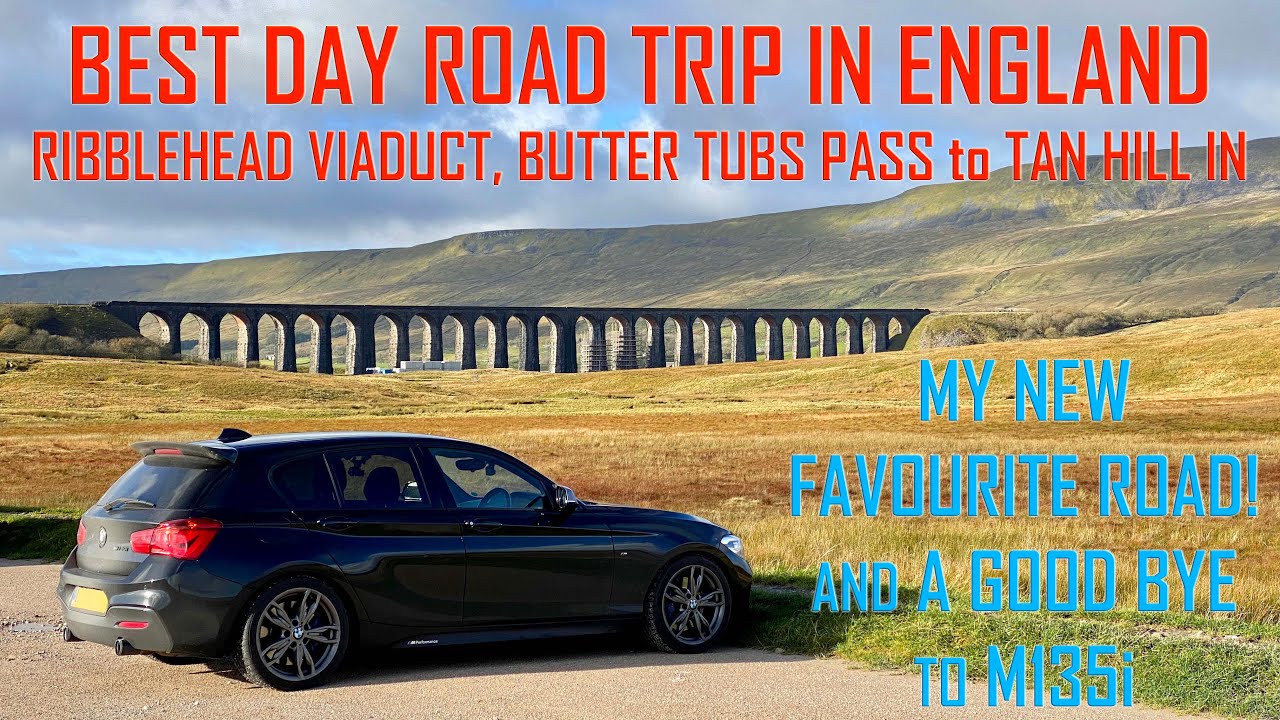 Ribblehead Viaduct and Butter Tubs Pass road trip. BEST ROADS IN ENGLAND!