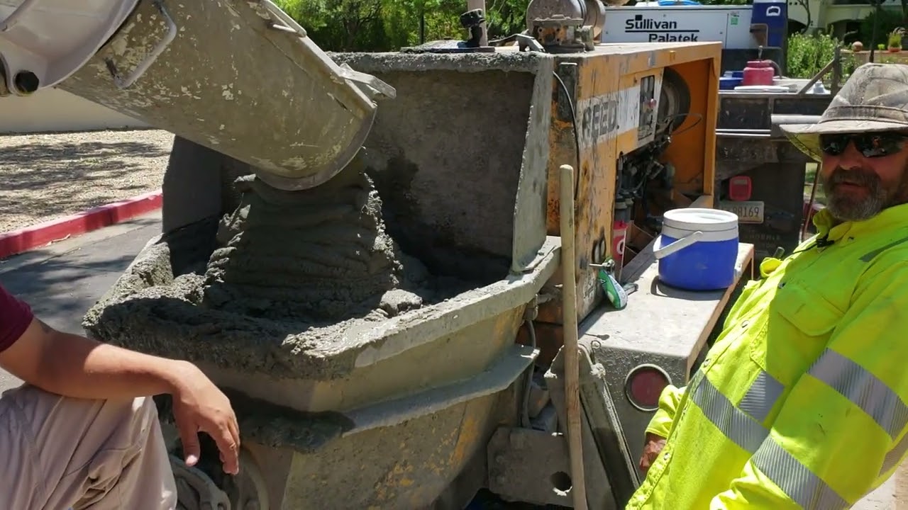 Reed Shotcrete Pump vs. Reinert Shotcrete Pump, Scottsdale Princess Resort Pool Remodel for Shasta.