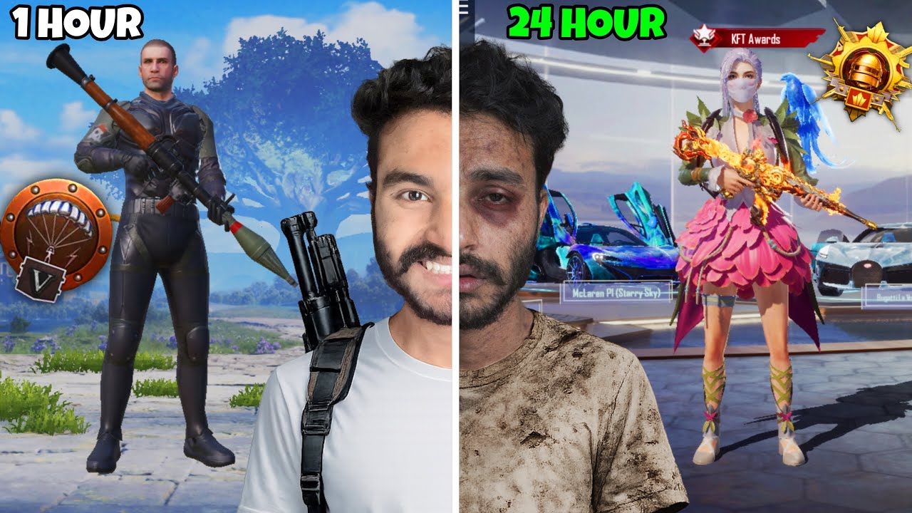 Playing BGMI For 24 Hours 