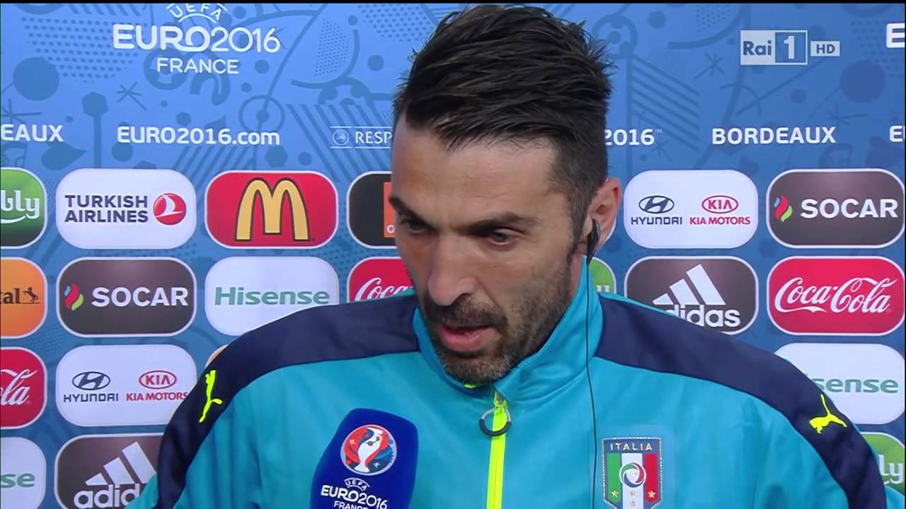 IL PIANTO DI BUFFON E BARZAGLI. EURO 2016 -2 ANNI FA