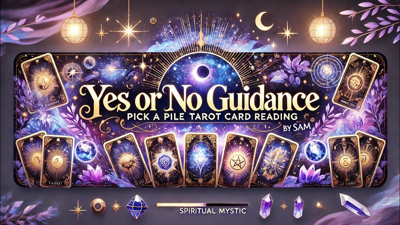 YES OR NO GUIDANCE SERIES part 1 | PICK A PILE TAROT CARD READING 🤍