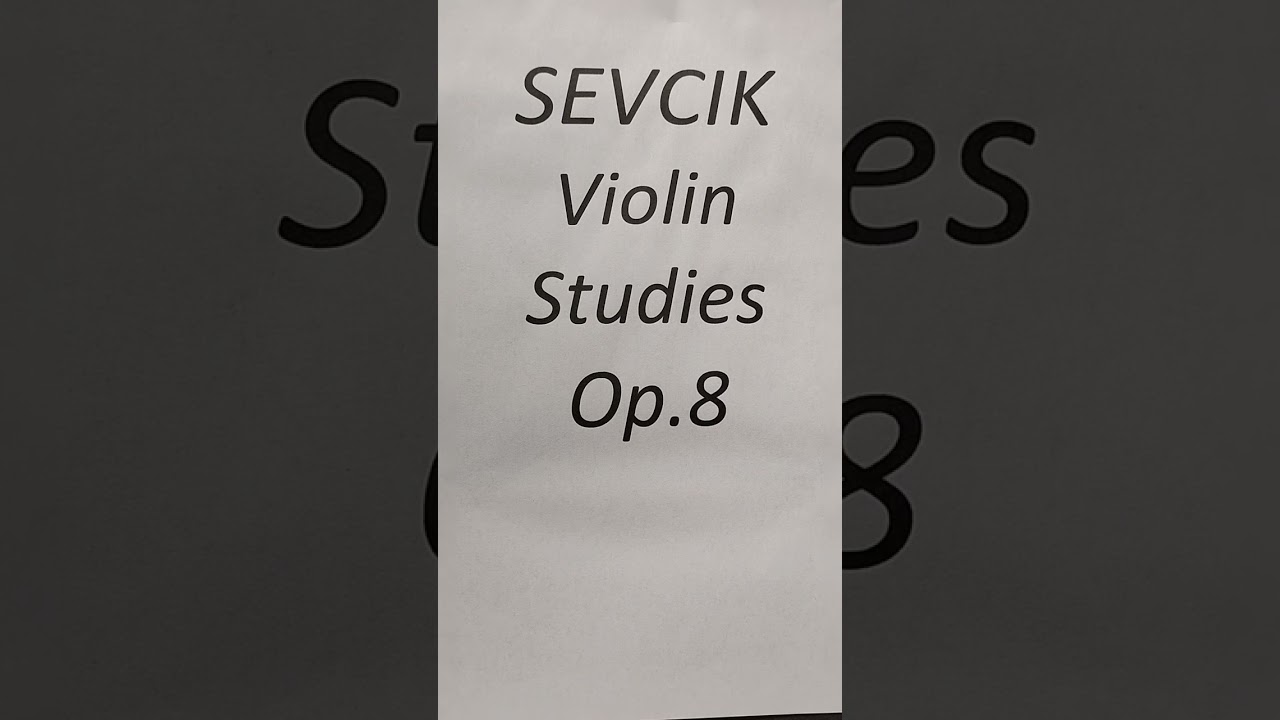 Sevcik Violin Studies Op.8 No.44