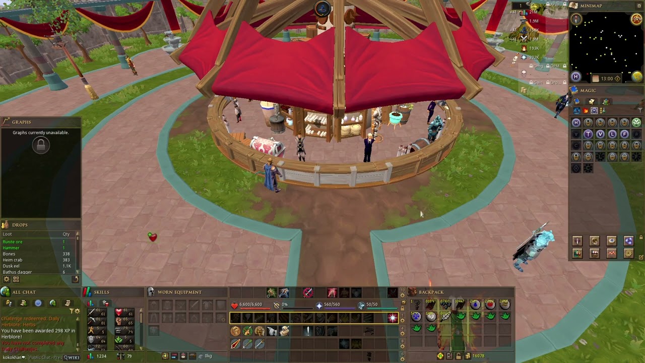 @candraramdanutama Daily life as a Citizen of gielinor