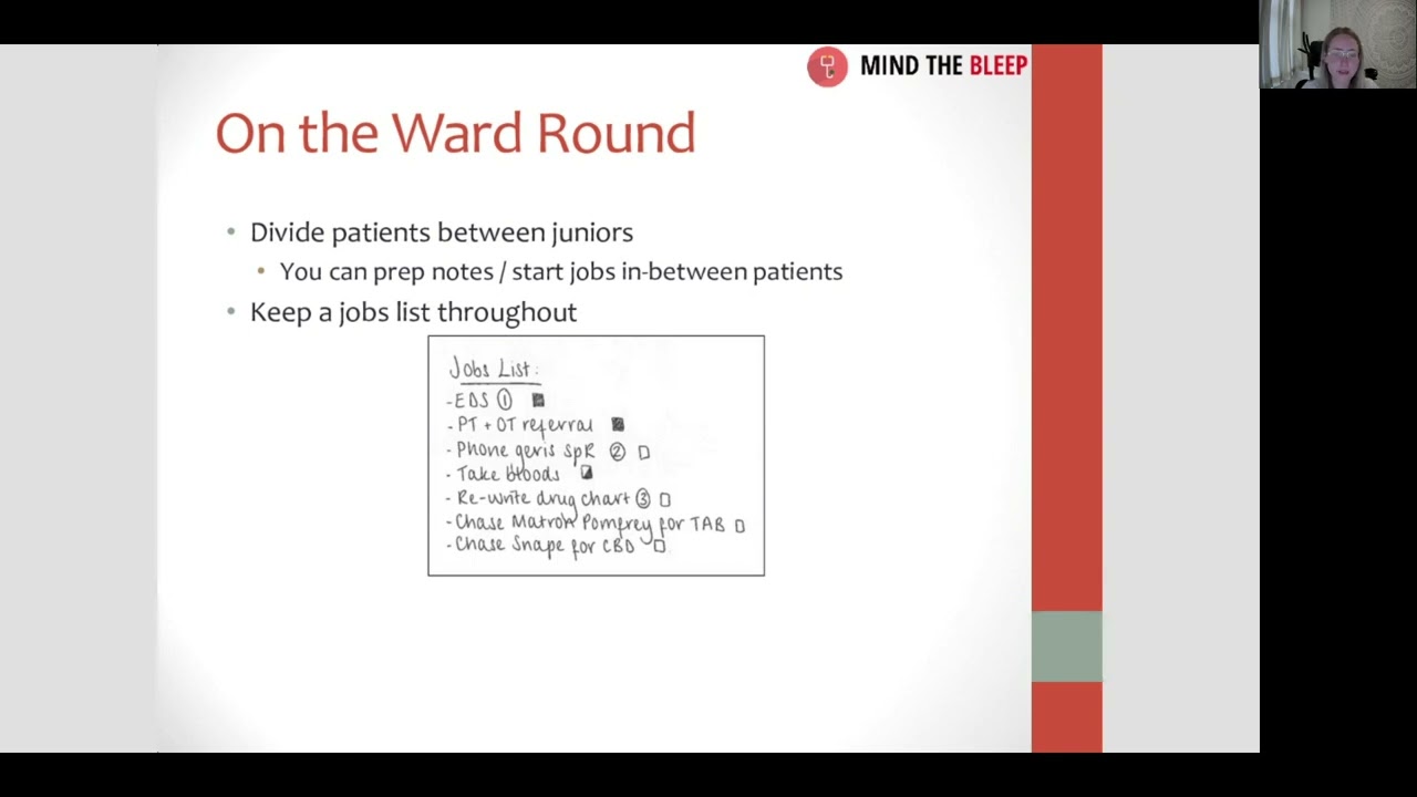 FY1 Survival Tips 2023: Organisation and Prioritisation of Ward works & On calls