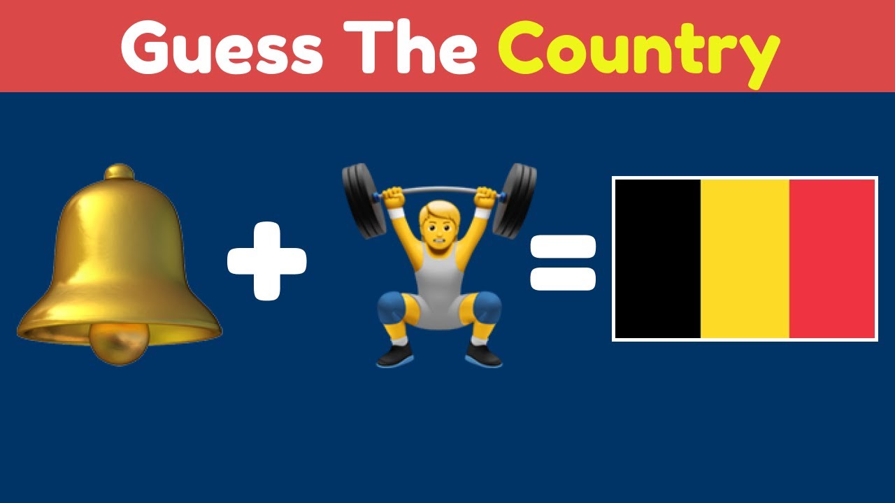 Guess The Country By Emoji! 🌍 Emoji Puzzle Challenge (Brain Test)