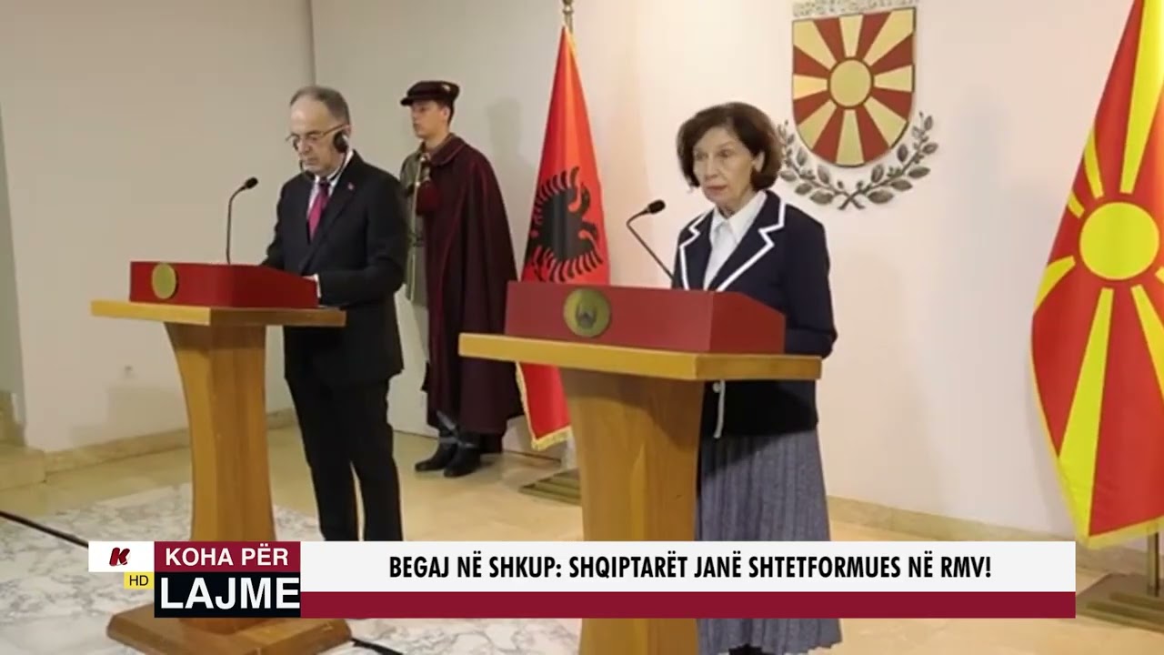 BAJRAM BEGAJ NË SHKUP: SHQIPTARËT JANË SHTETFORMUES NË RMV!