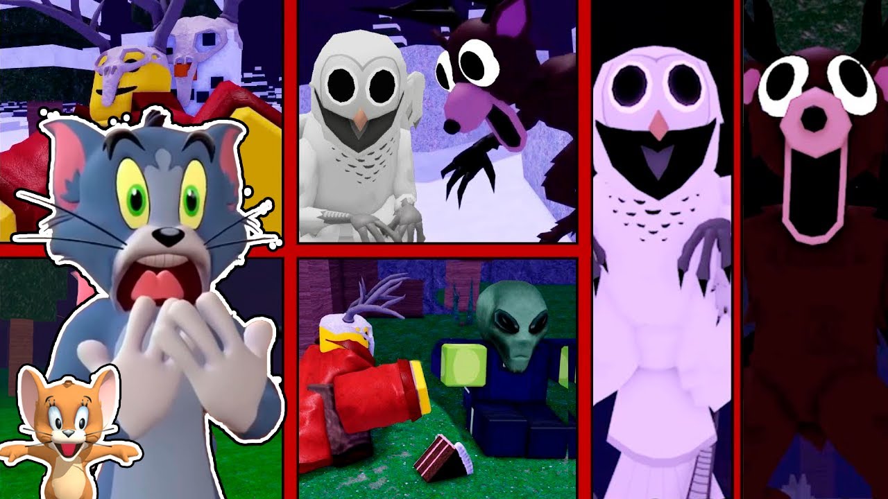 Tom and Jerry Plays Roblox 99 Nights in the Forest. Intro. Tom Reacts