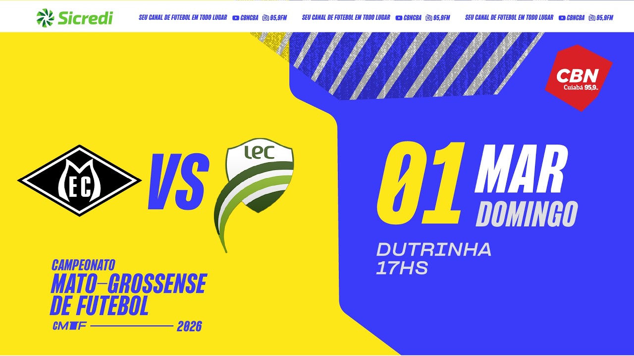 Campeonato Mato-Grossense 2026 | MIXTO X LUVERDENSE