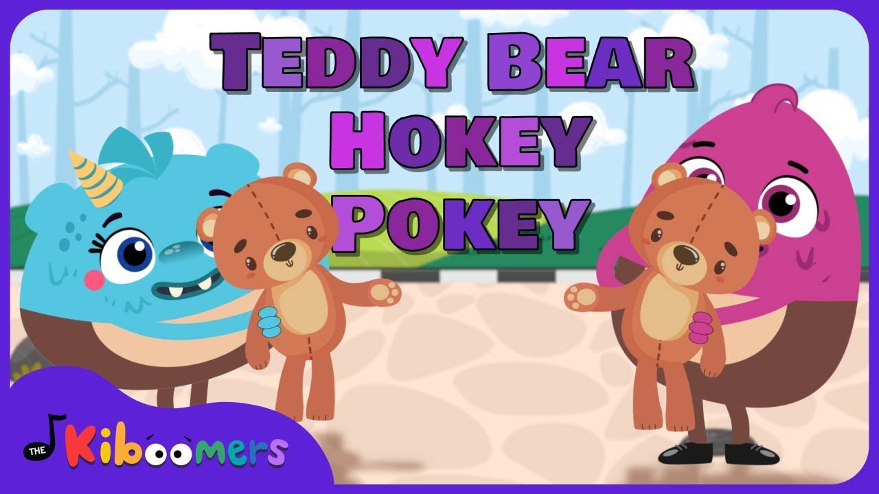 Teddy Bear Song - The Kiboomers Movement Songs for Preschoolers - Hokey Pokey