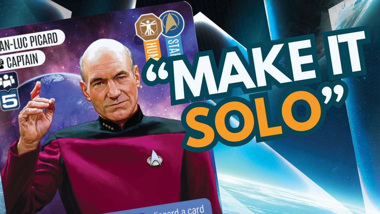 Star Trek: Captain's Chair | Solo Board Game Tutorial and Playthrough