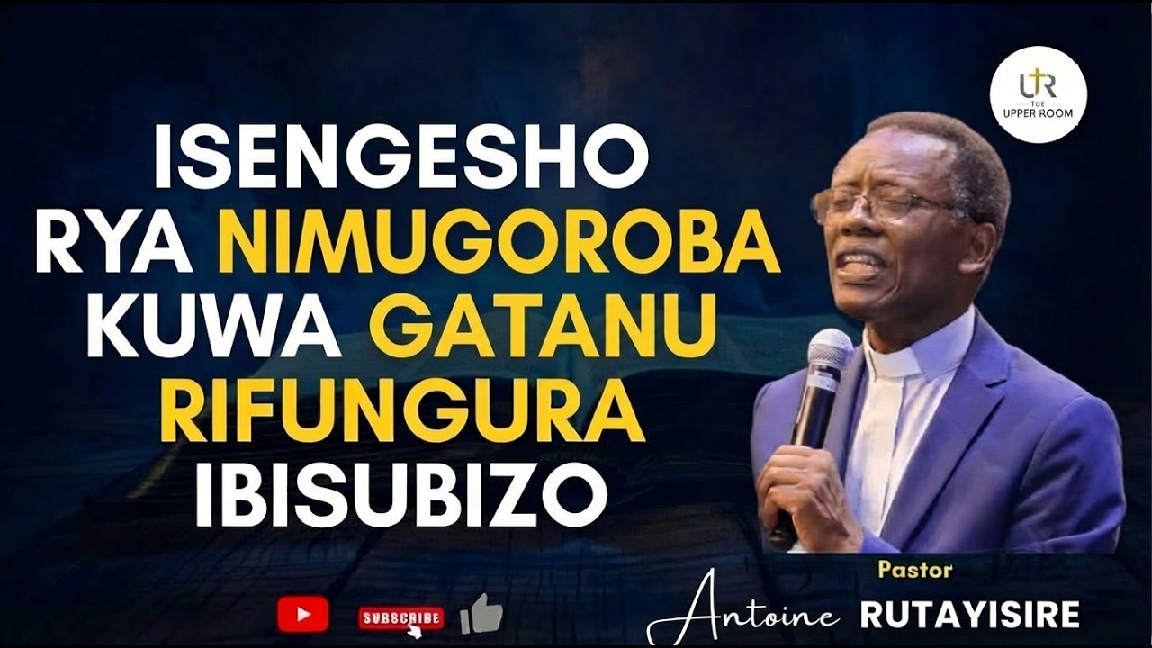 SENGA GUTYA MBERE YO KURYAMA || TAKIRA IMANA IGUHINDURIRE IMIBEREHO  ||Pastor RUTAYISIRE