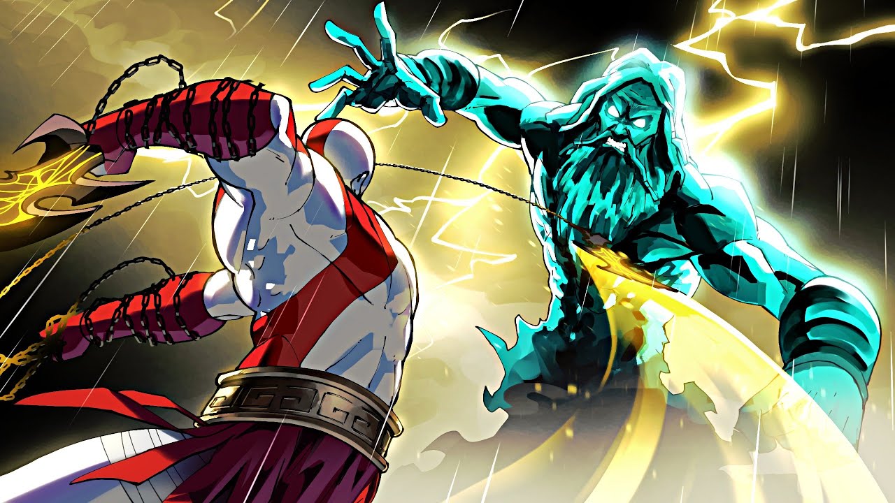 Kratos VS Zeus In God Of War 3... (Finale)