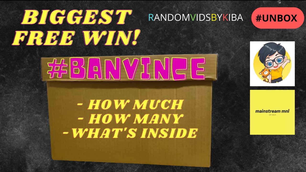 Unboxing Freebie Mystery Box from Mainstream MNL